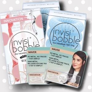 Bundle 5 Invisibobble Rings Waver Waver+ Clips Hairstyle Hair Pins